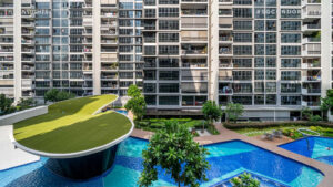 RiverParc Residence pool view