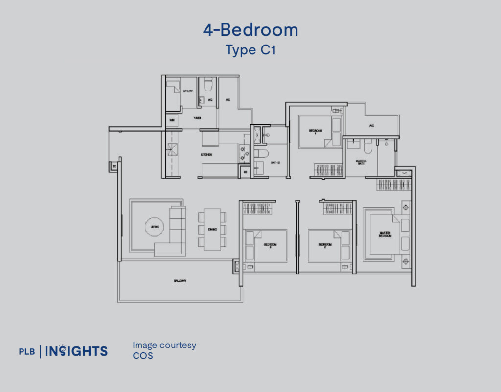 SkyPark Residences Condo Review: Rare Sembawang EC With Maisonette Layouts!
Floor Plan