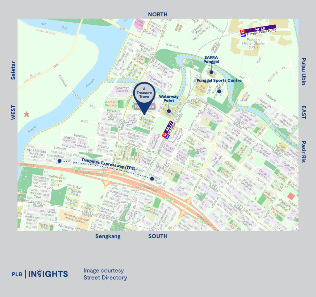 A Treasure Trove Condo Review – Is This Project 5 Minutes Away From Punggol MRT Worth Looking Into?
Location Analysis