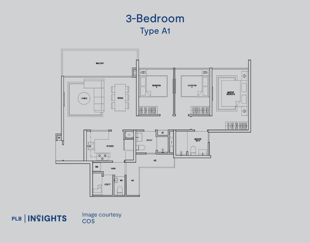 SkyPark Residences Condo Review: Rare Sembawang EC With Maisonette Layouts!
Floor Plan