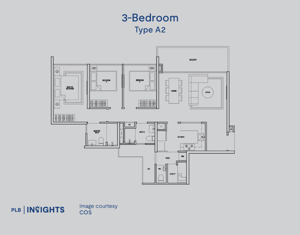 SkyPark Residences Condo Review: Rare Sembawang EC With Maisonette Layouts!
Floor Plan